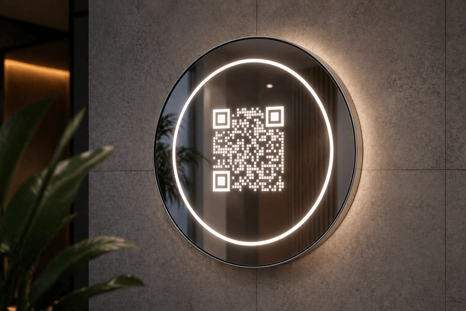 FAI QR LED Ayna